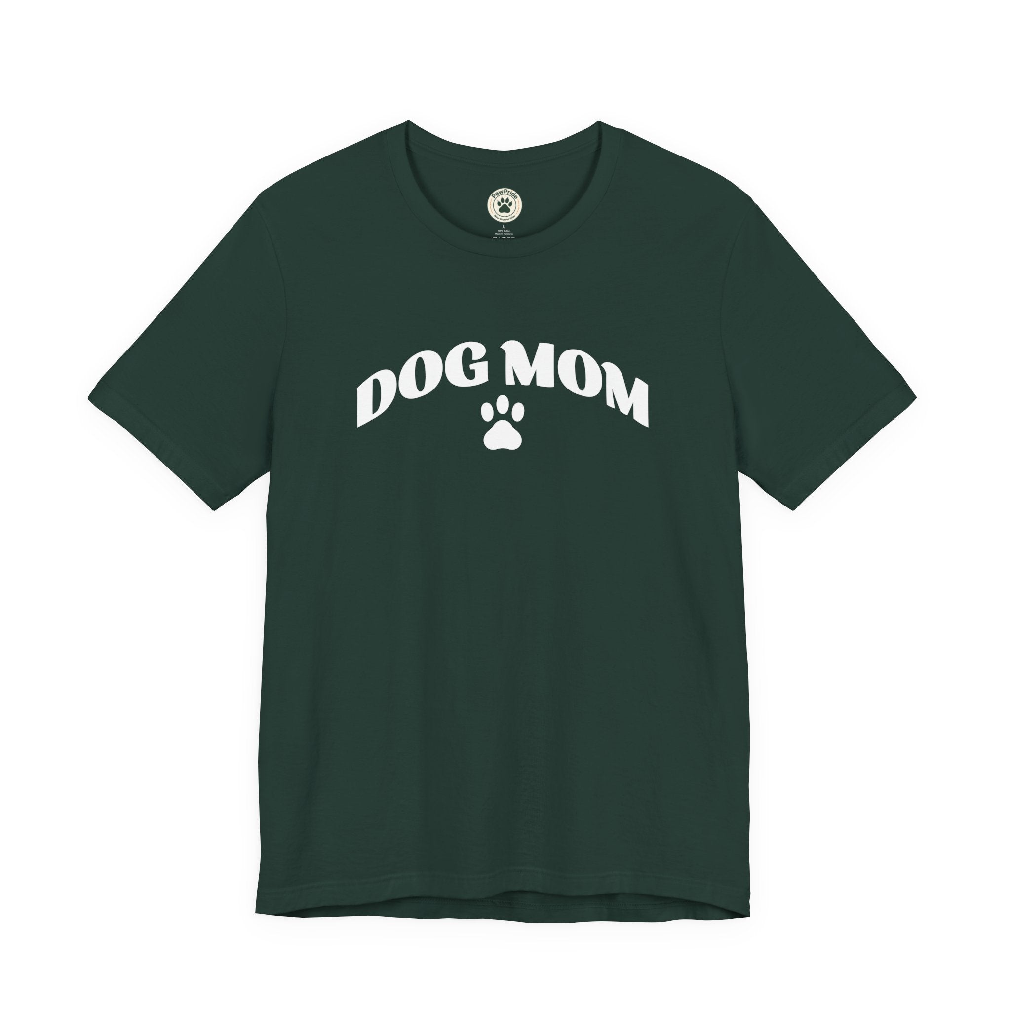 Dog Mom T-Shirt – Retro Paw Print Tee for Dog Lovers, Pet Mom Gift