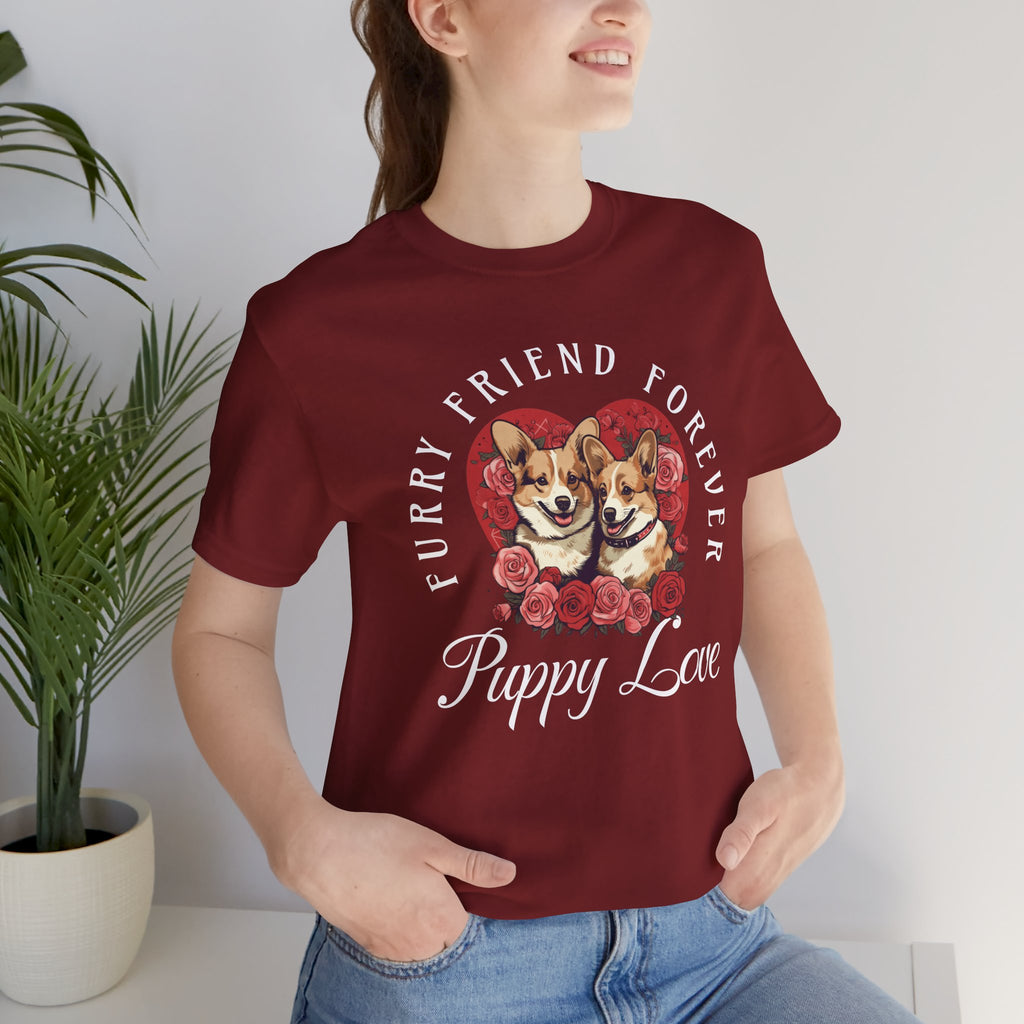 Puppy Love T-Shirt — "Furry Friend Forever" Corgi Tee