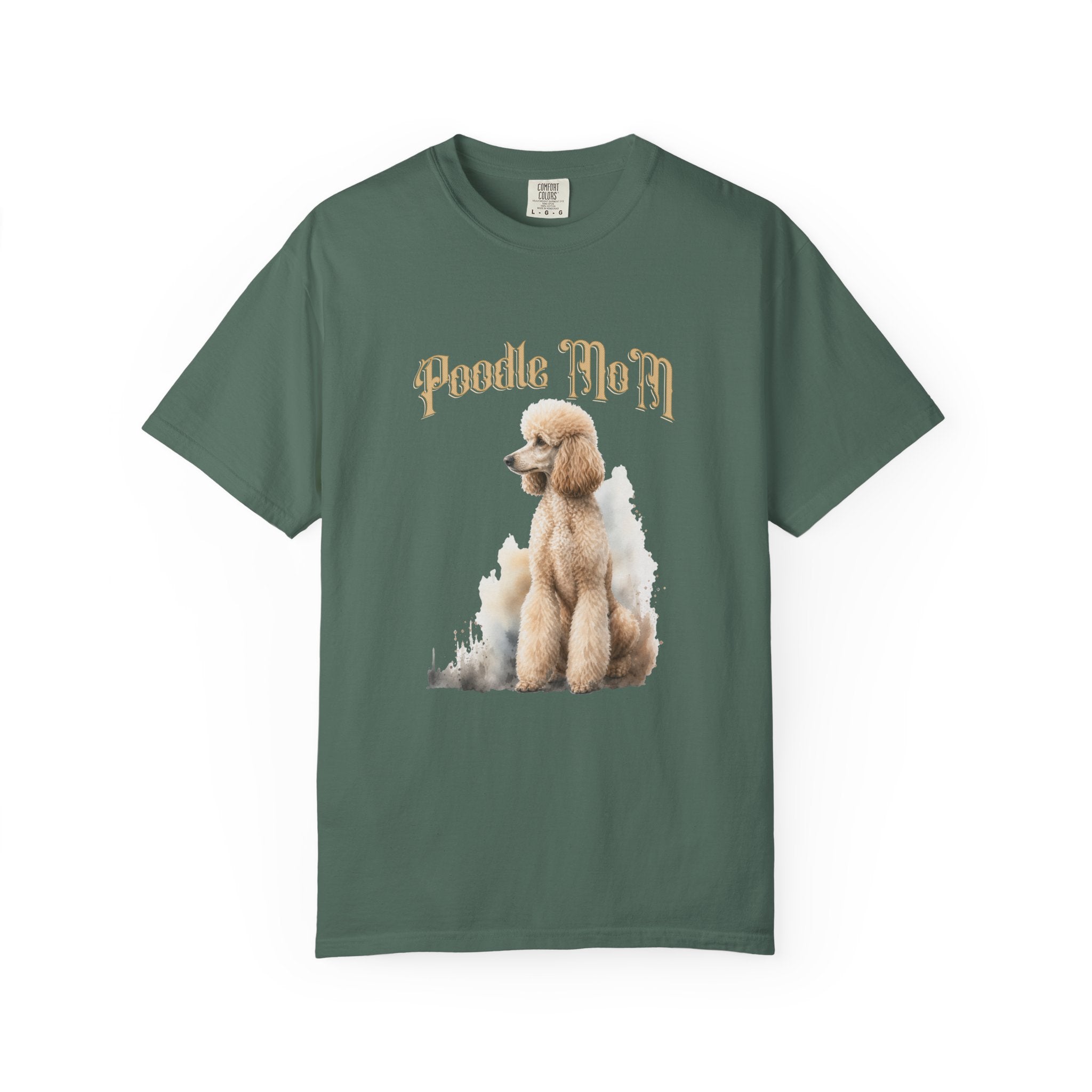 Poodle Mom T-Shirt — Cute Vintage Poodle Graphic Tee for Dog Lovers