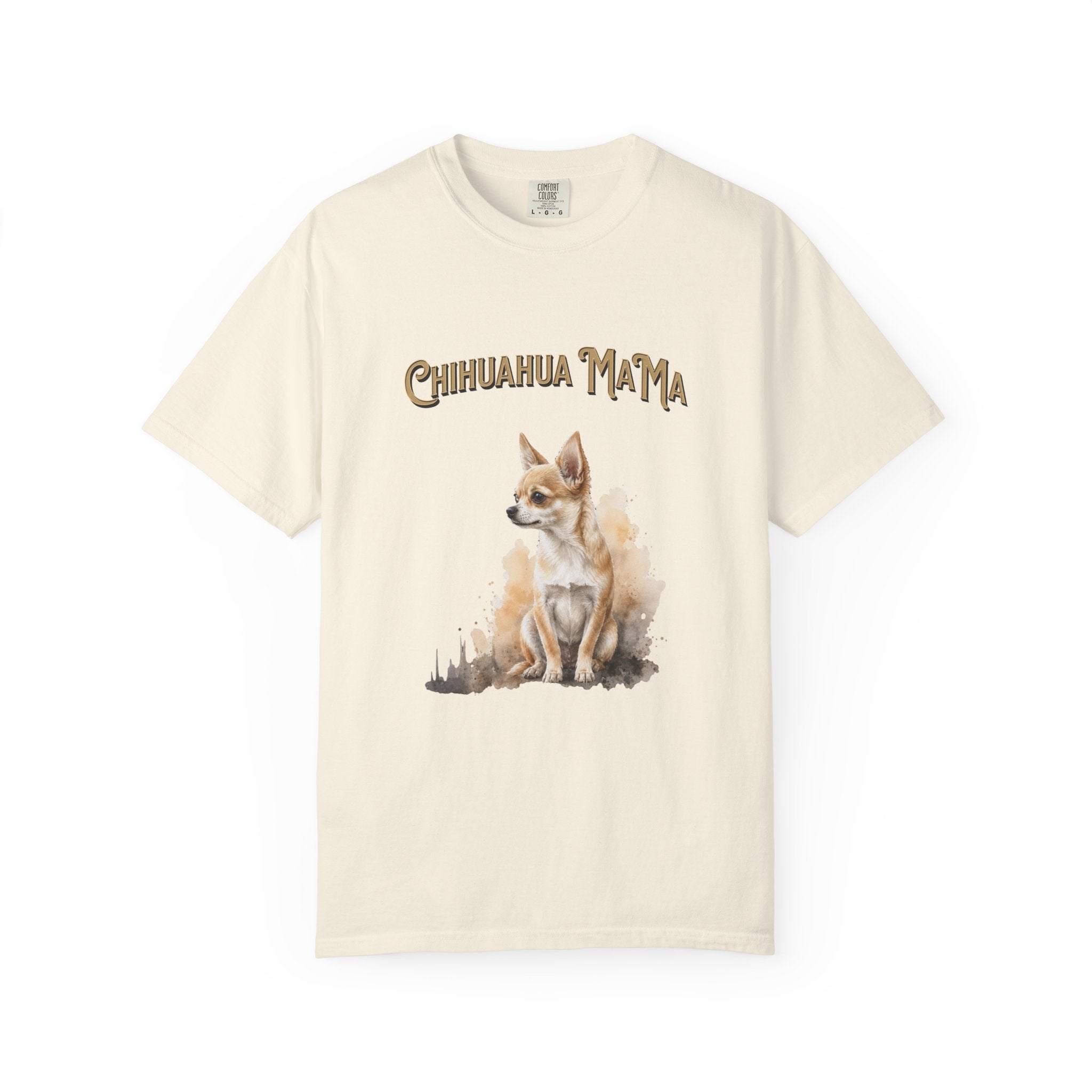 Chihuahua Mama T-Shirt — Watercolor Dog Mom Tee
