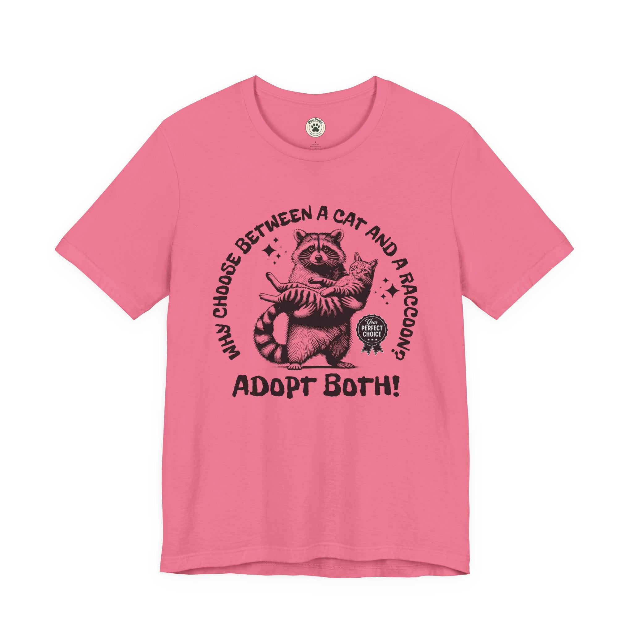 Adopt Both! Raccoon & Cat Rescue T-Shirt