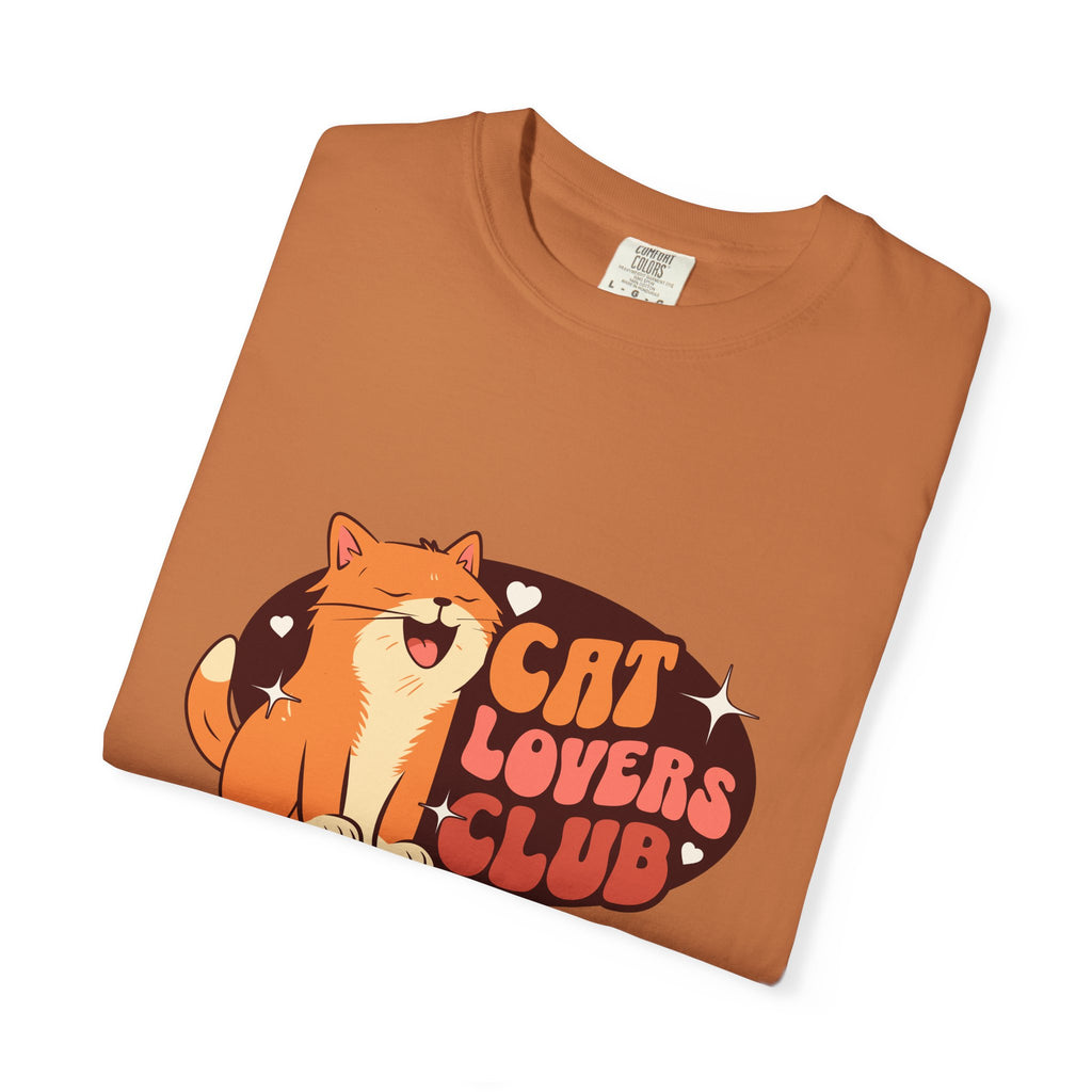 Cat Lovers Club T-Shirt — Cute Retro Cat Graphic Tee