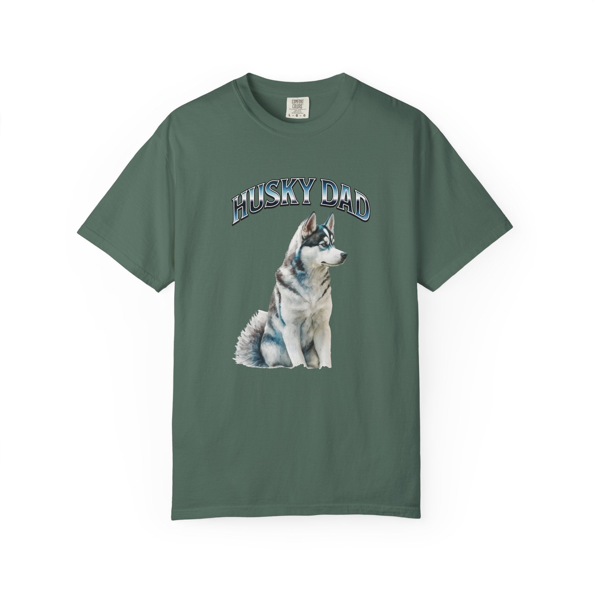 Husky Dad T-Shirt — Siberian Husky Dog Dad Tee