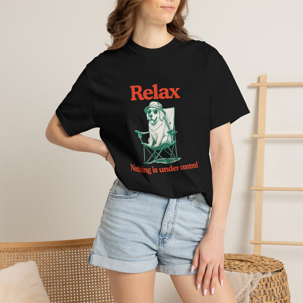 Relax T-Shirt — "Nothing Is Under Control" Vintage Chill Graphic Tee