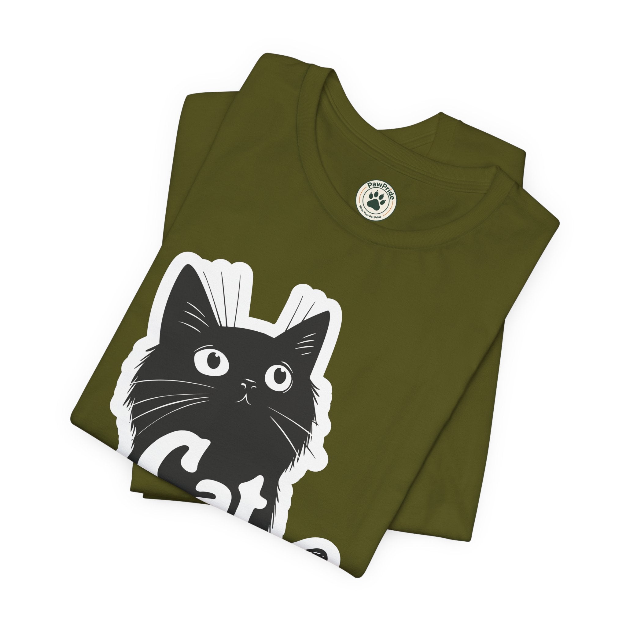 Cat Mama T-Shirt – Cute Black Cat Graphic Tee for Cat Lovers