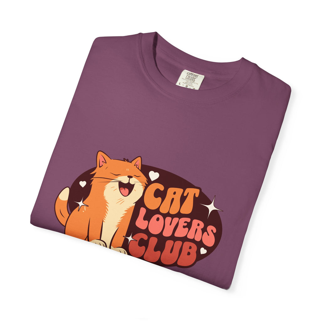 Cat Lovers Club T-Shirt — Cute Retro Cat Graphic Tee