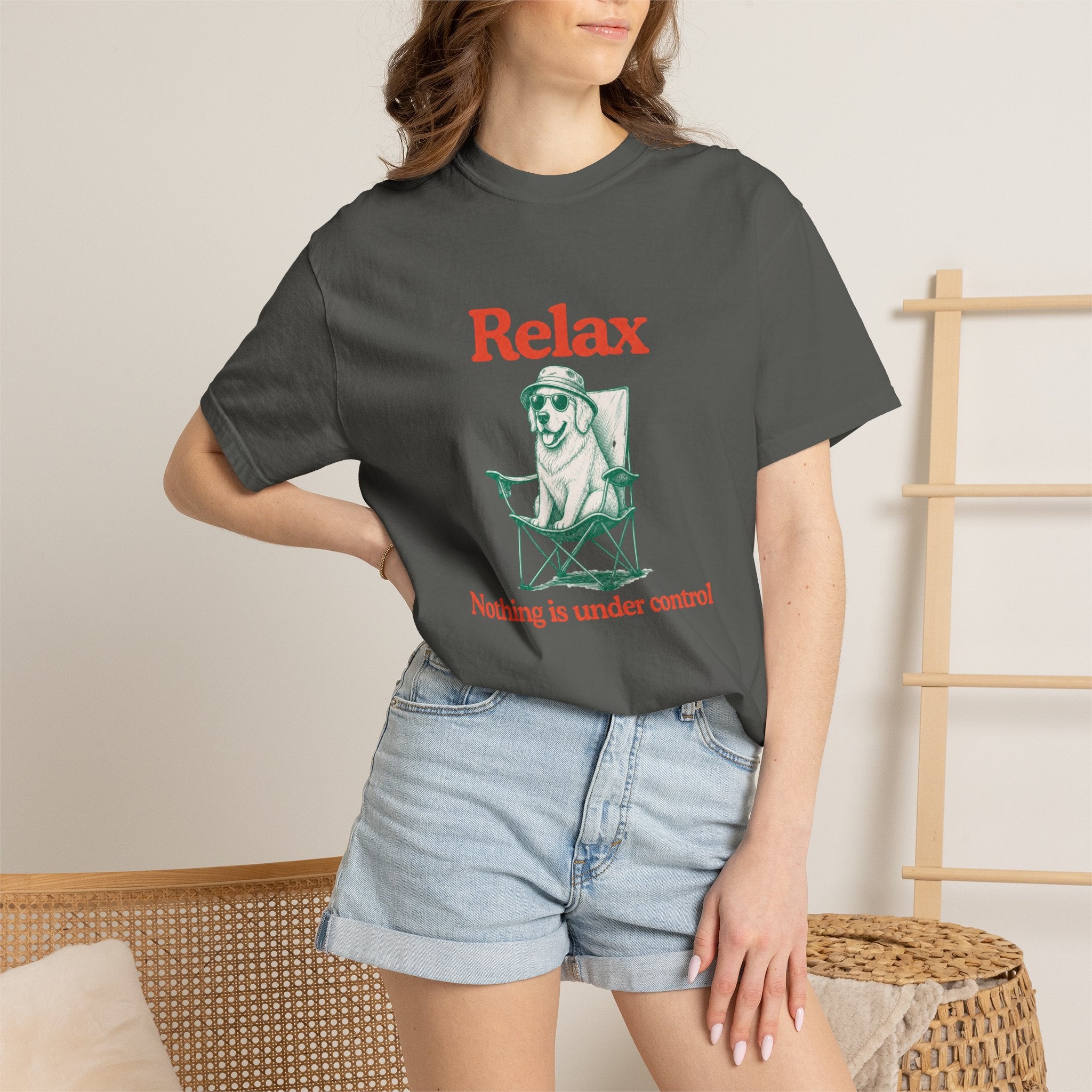 Relax T-Shirt — "Nothing Is Under Control" Vintage Chill Graphic Tee