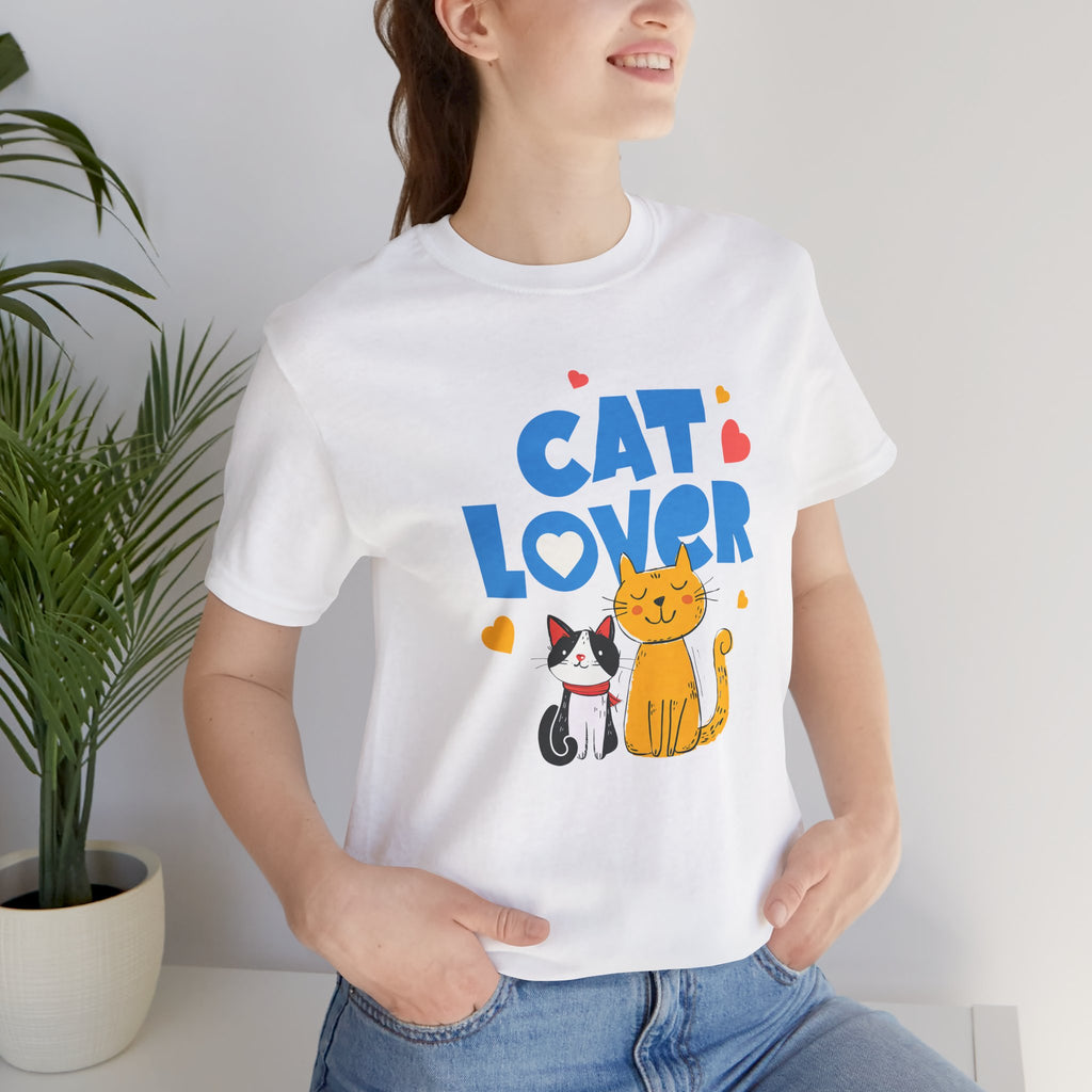 Cat Lover T-Shirt — Cute Cartoon Cats Graphic Tee