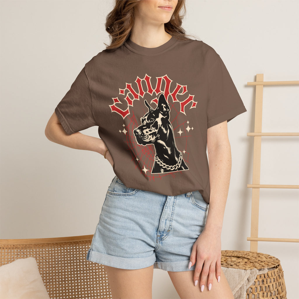 Doberman Graphic T-Shirt — Vintage “Winner” Dog Design