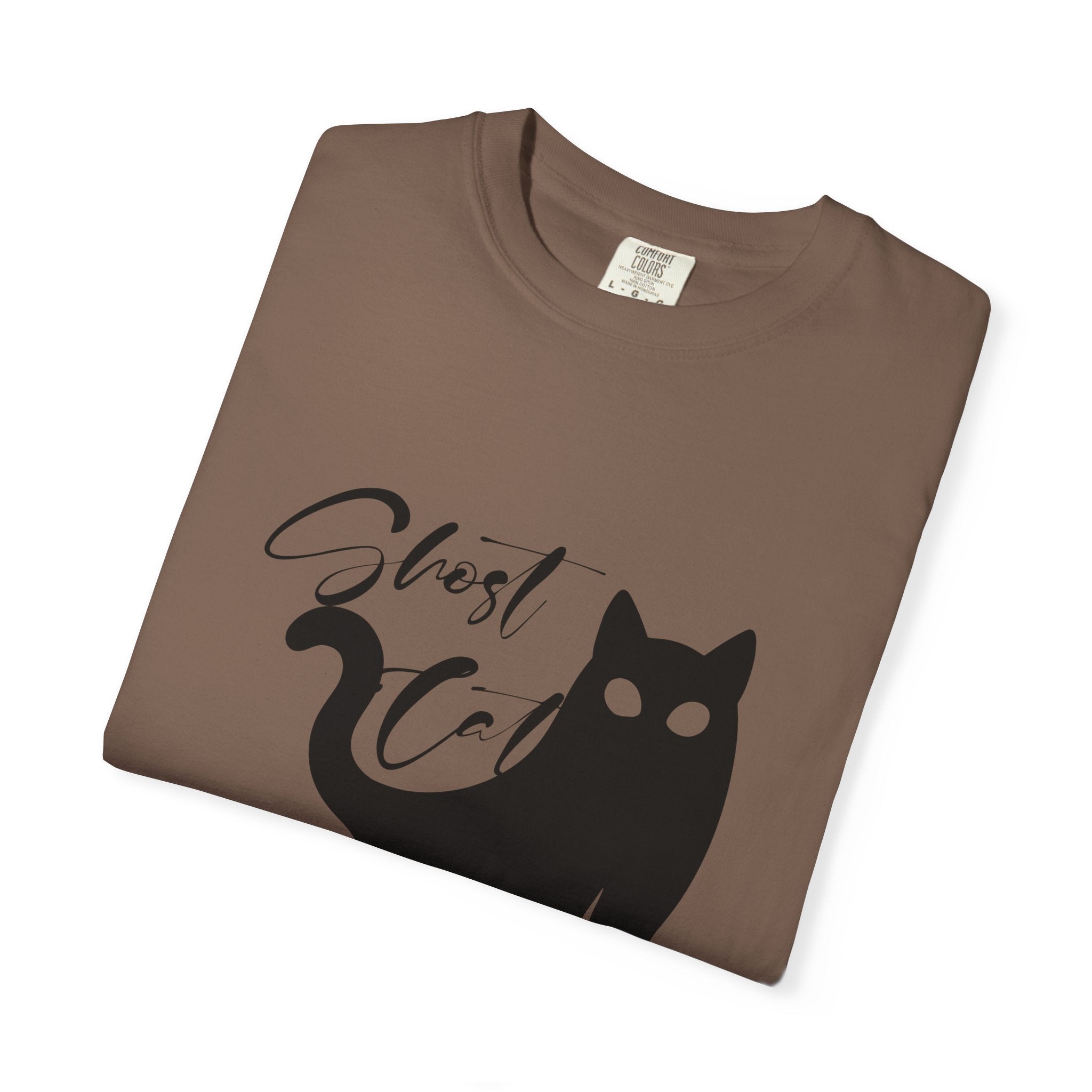 Ghost Cat T-Shirt — Cute Spooky Cat Graphic Tee