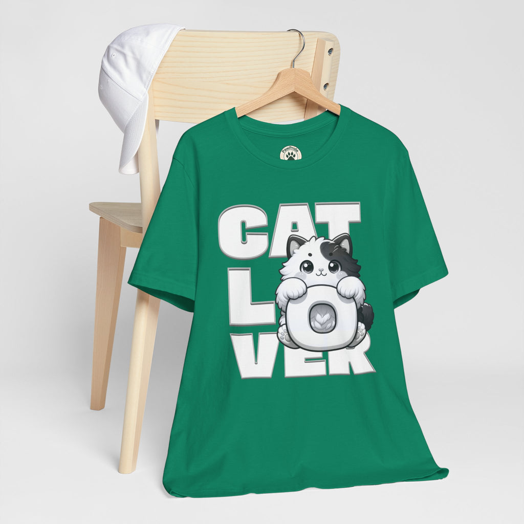 Cat Lover T‑Shirt — Cute Kitten Donut Graphic Tee for Cat Fans
