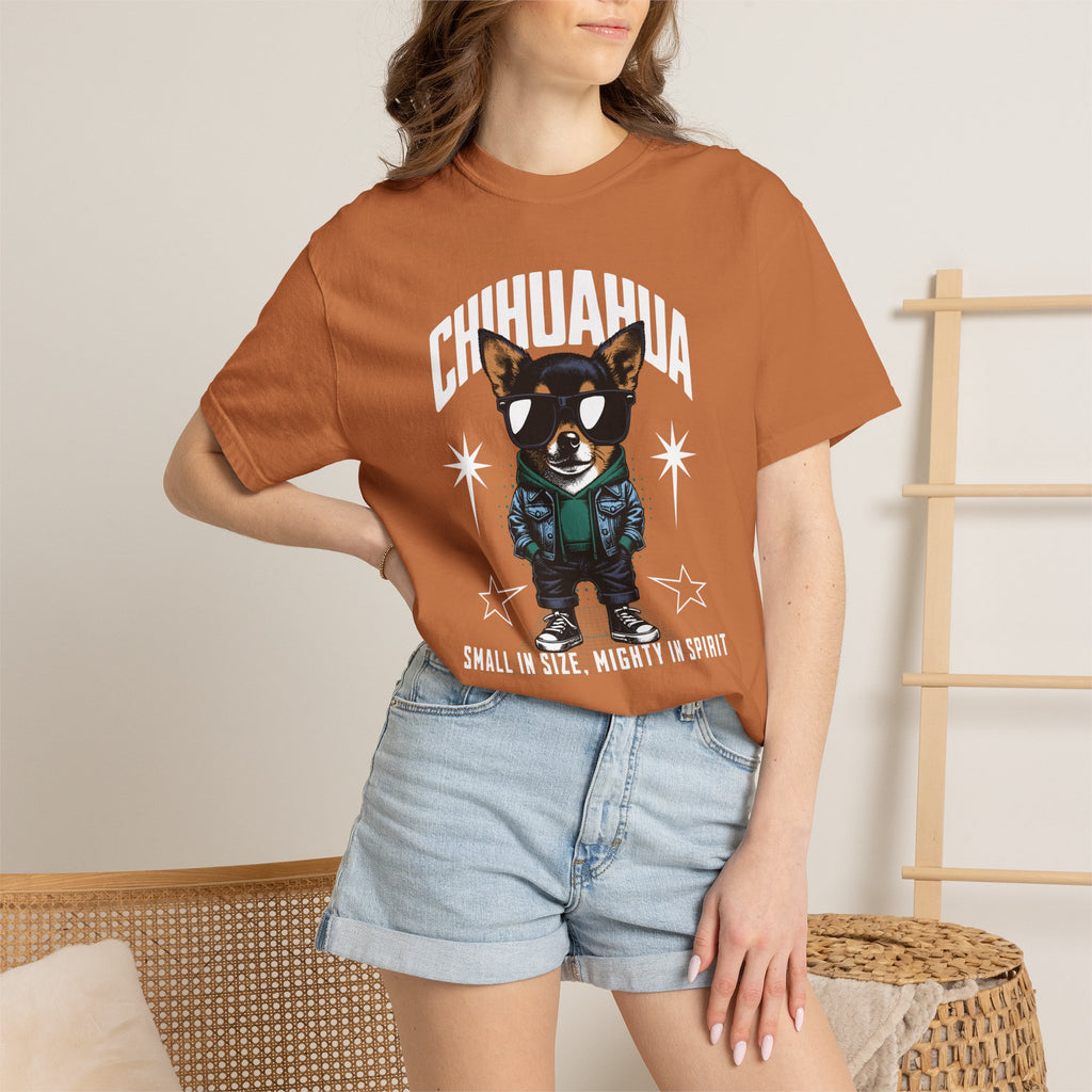 Chihuahua 'Small in Size, Mighty in Spirit' Graphic T-Shirt