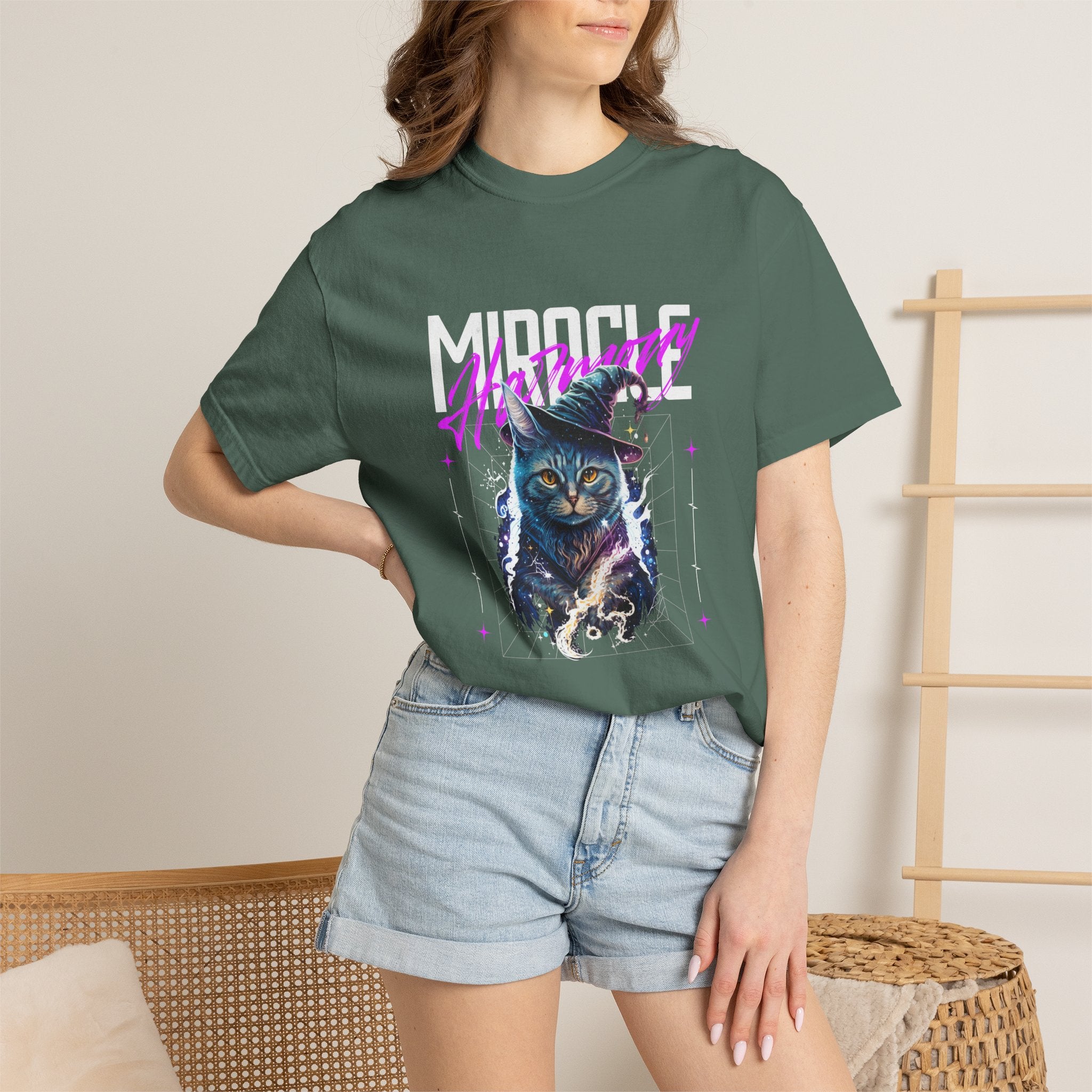 Miracle Mystic Owl T-Shirt — Neon Retro Graphic Tee