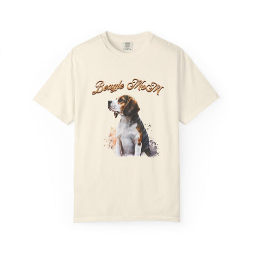 Beagle Mom T-Shirt — Watercolor Beagle Dog Tee for Dog Lovers