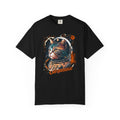 Astronaut Cat Graphic T-Shirt — 'Cabonaut' Retro Space Helmet Tee