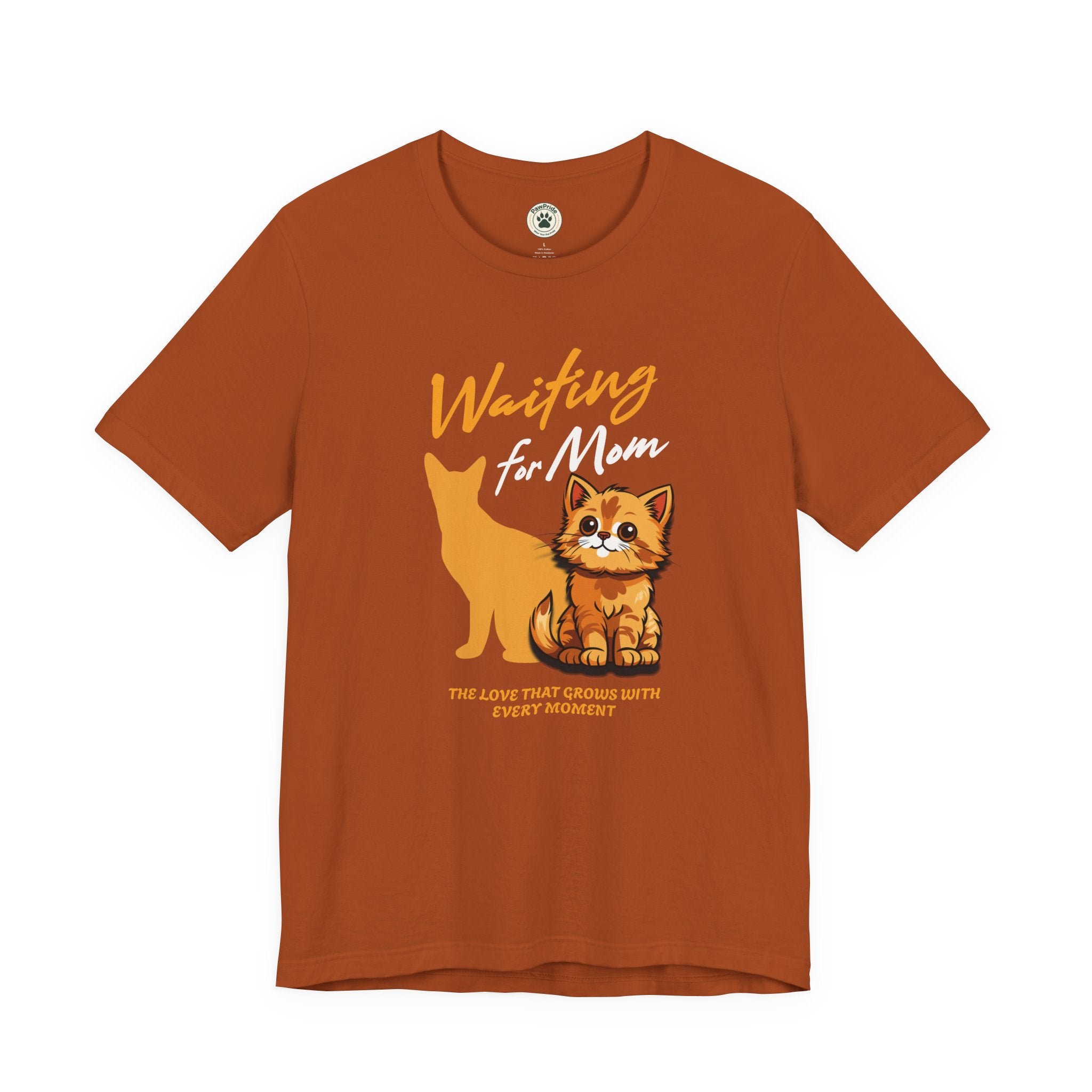 Waiting for Mom Cat T-Shirt — Cute Rescue Kitten Graphic Tee