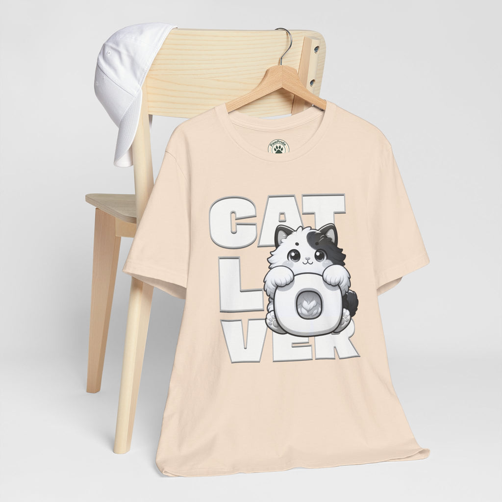Cat Lover T‑Shirt — Cute Kitten Donut Graphic Tee for Cat Fans