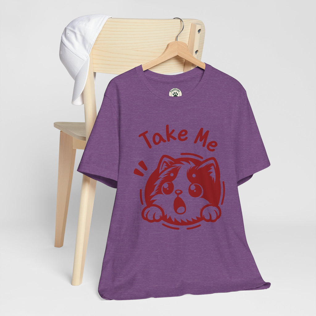 Take Me Puppy T-Shirt — Cute Dog Graphic Tee for Pet Lovers