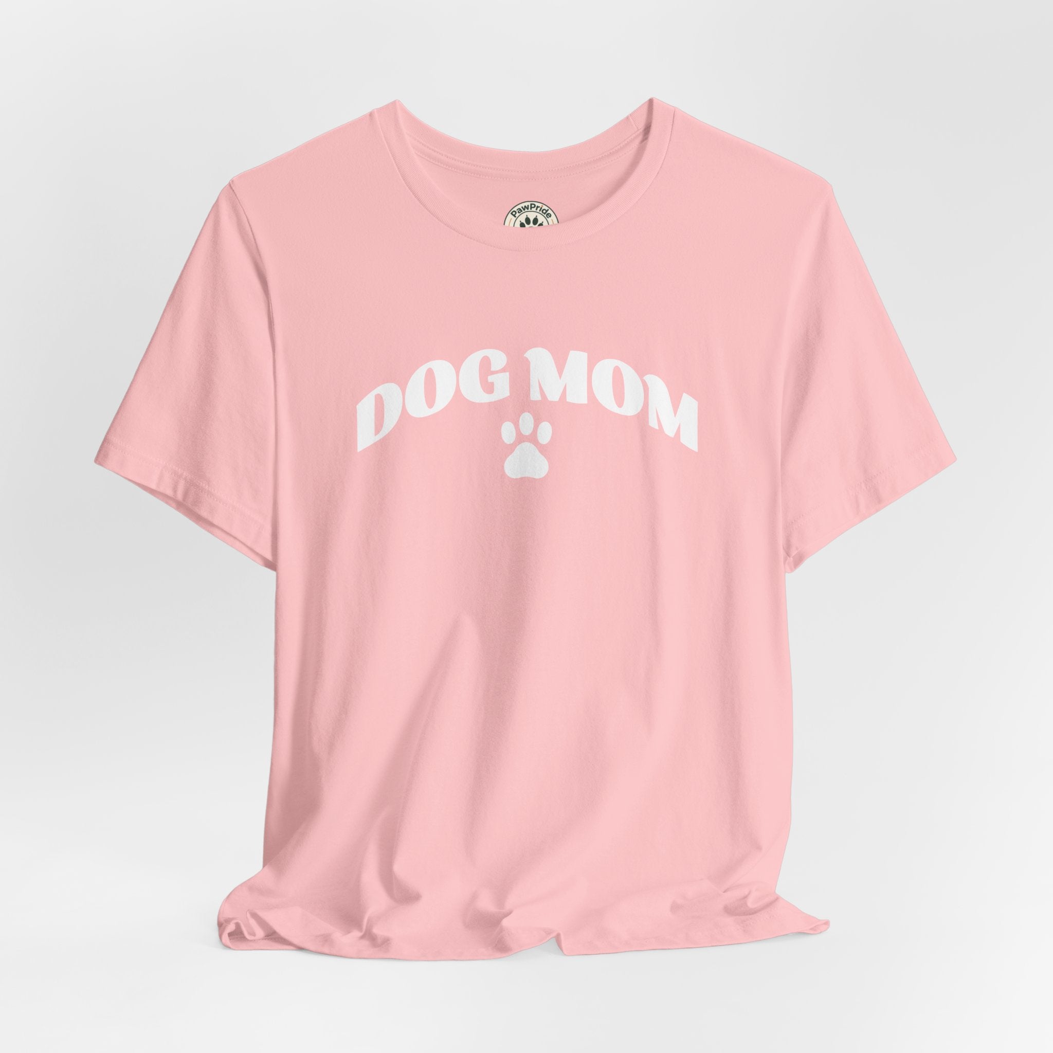 Dog Mom T-Shirt – Retro Paw Print Tee for Dog Lovers, Pet Mom Gift