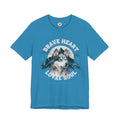 Husky T-Shirt "Brave Heart Loyal Soul" – Wildlife Mountain Graphic Tee