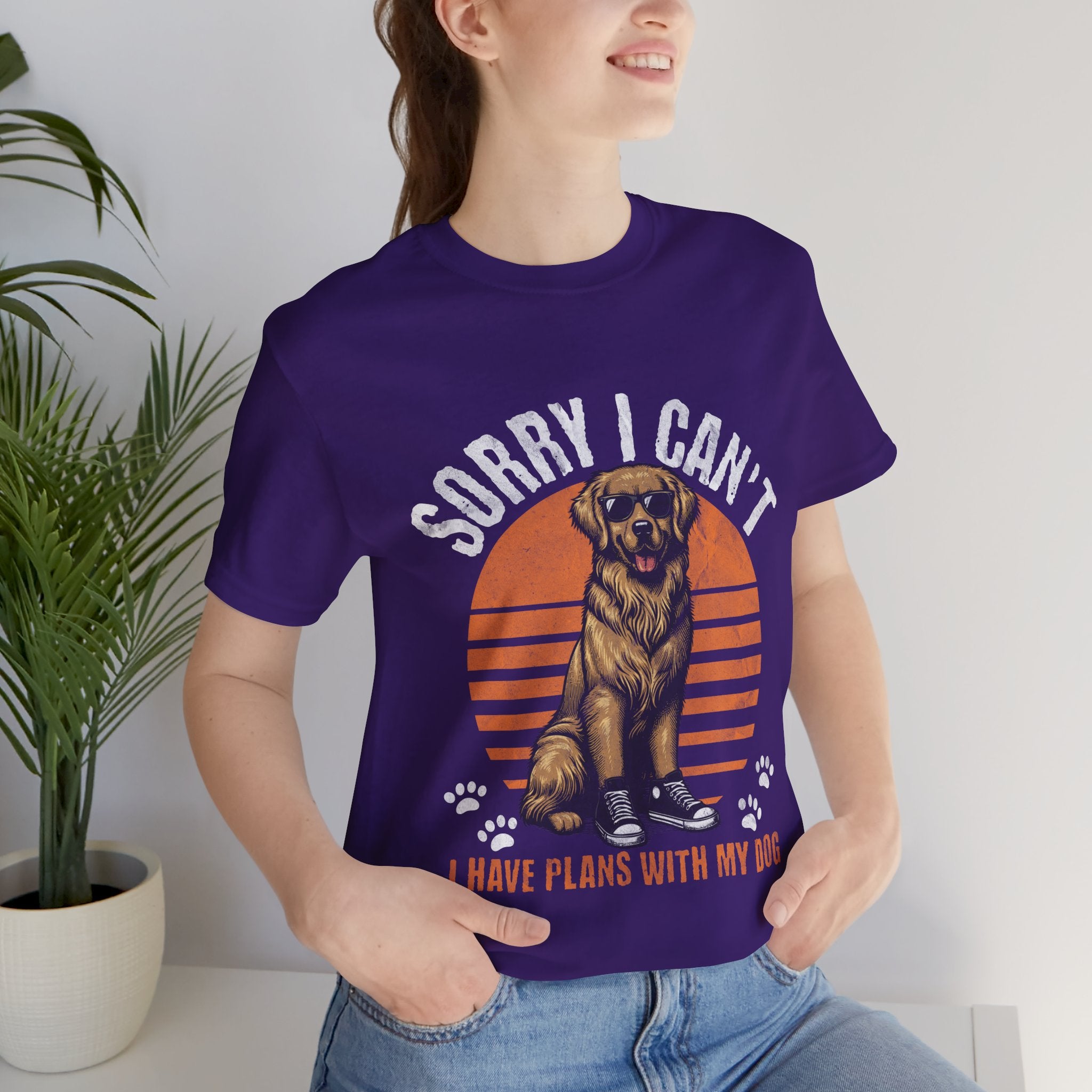 Dog Plans T-Shirt — “Sorry I Can’t, I Have Plans With My Dog” Graphic Tee