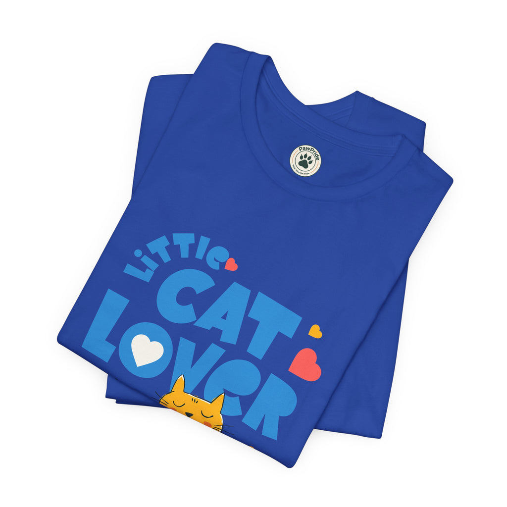 Little Cat Lover T-Shirt — Cute Cat Graphic Tee for Kids & Cat Moms