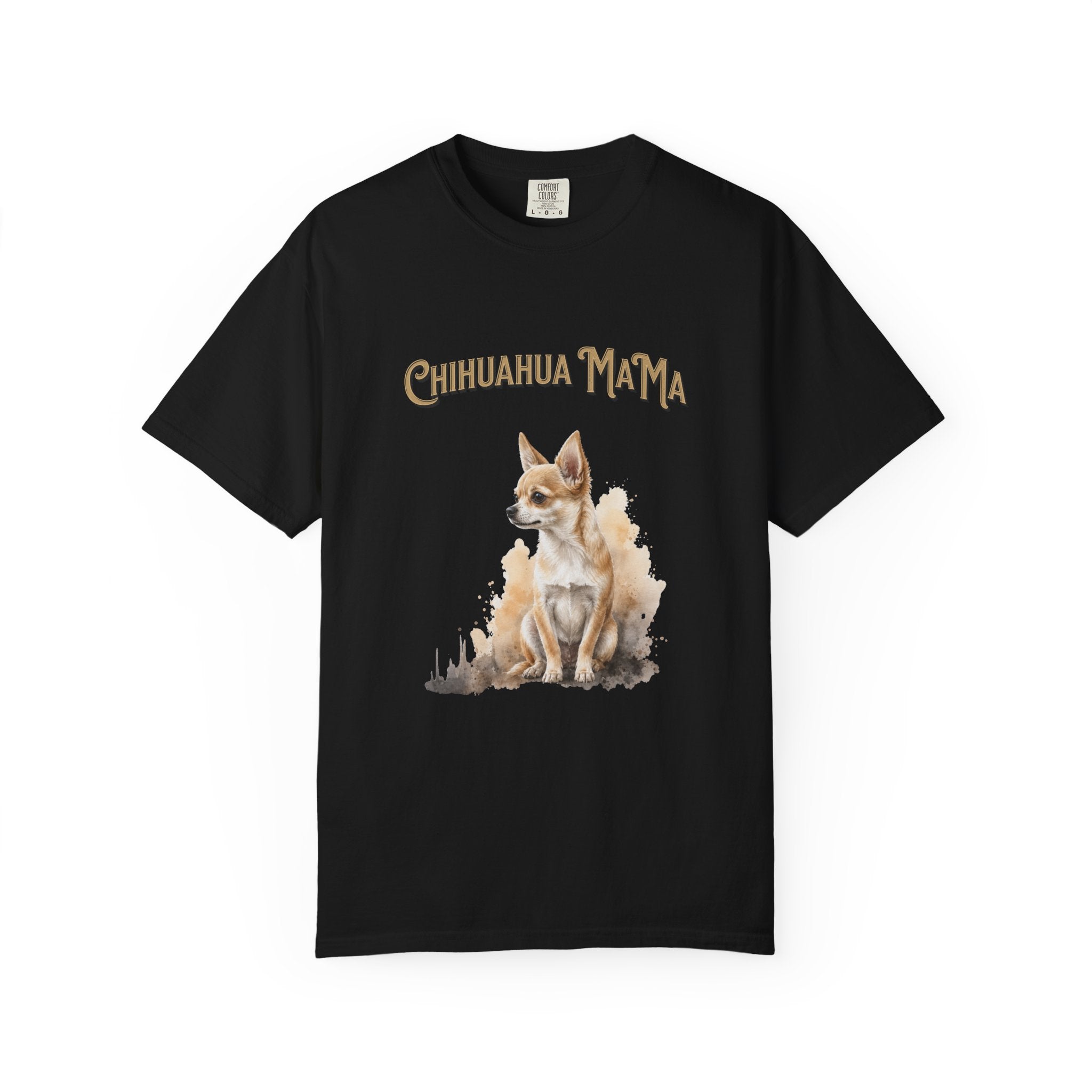 Chihuahua Mama T-Shirt — Watercolor Dog Mom Tee