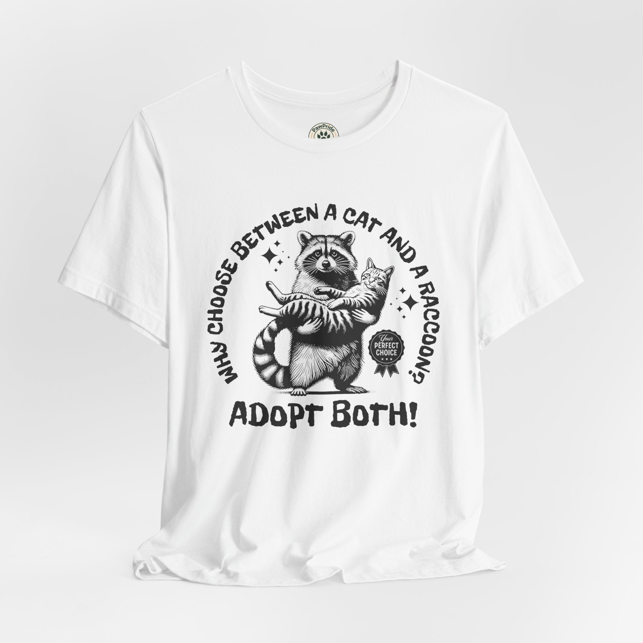 Adopt Both! Raccoon & Cat Rescue T-Shirt