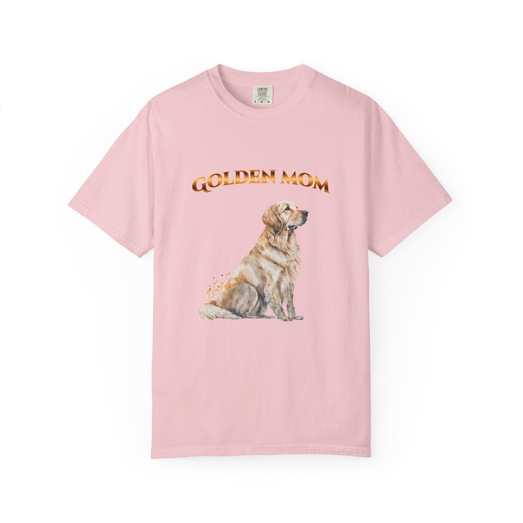 Golden Mom T-Shirt — Cute Golden Retriever Mom Tee for Dog Lovers