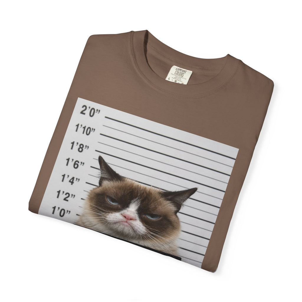 Grumpy Cat Mugshot T‑Shirt — "I Hate People" Graphic Tee