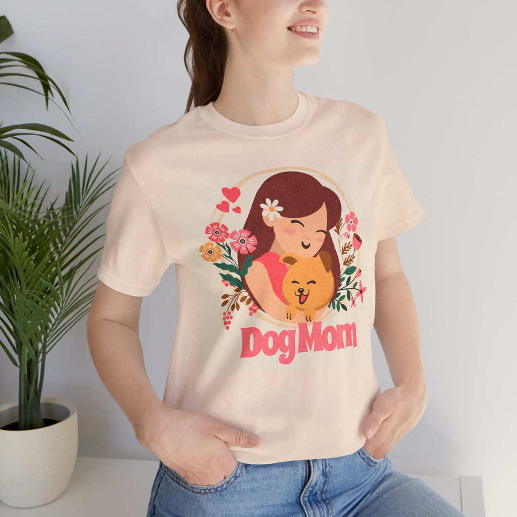 Dog Mom T-Shirt — Cute Floral Dog Mom Tee