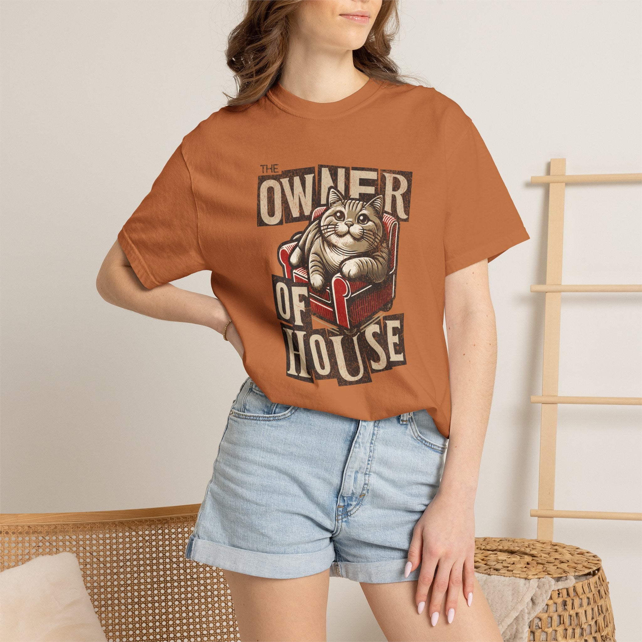 Owner of the House Cat T-Shirt — Vintage Cat Graphic Tee