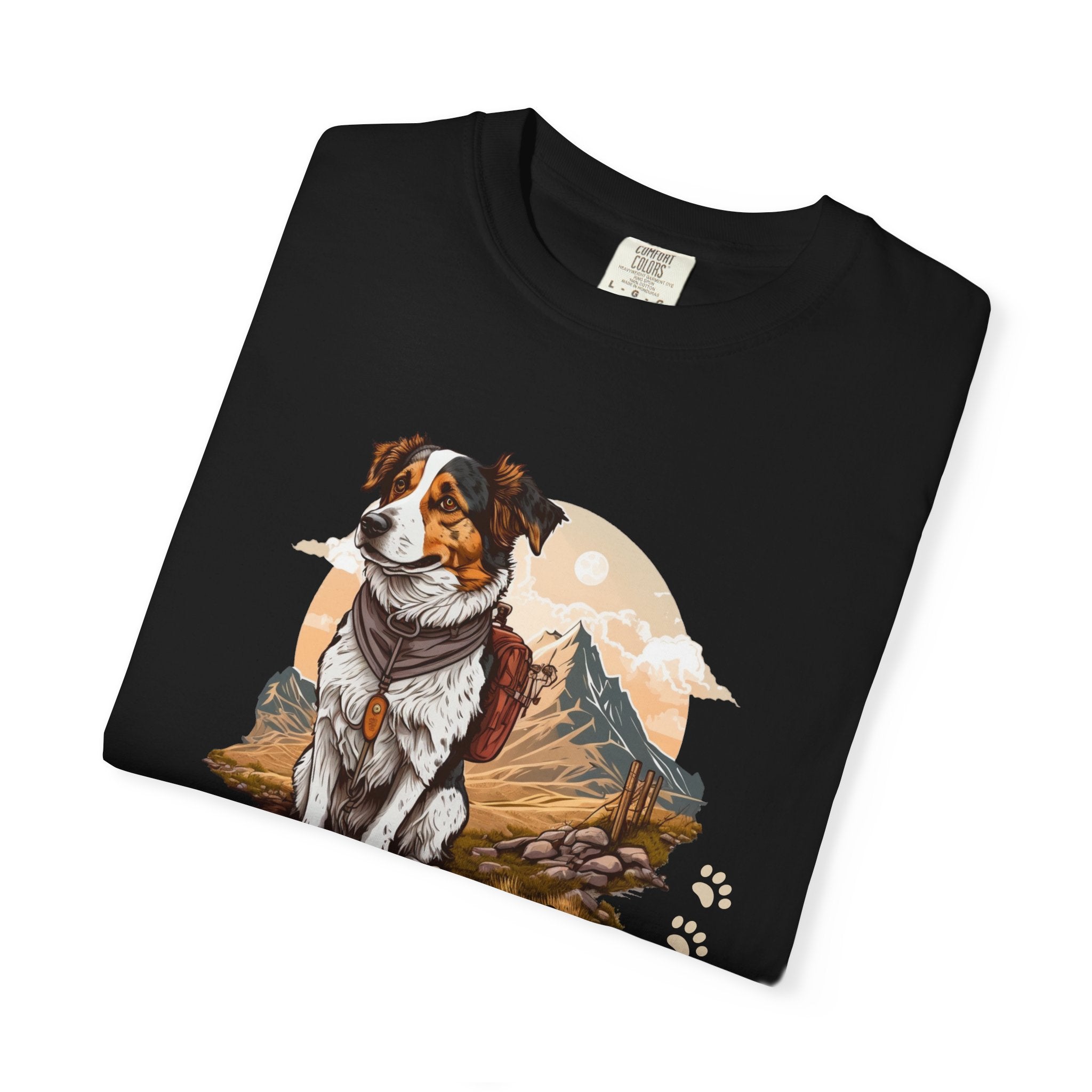 Outdoory Dog T-Shirt — Adventure Mountain Pup Graphic Tee