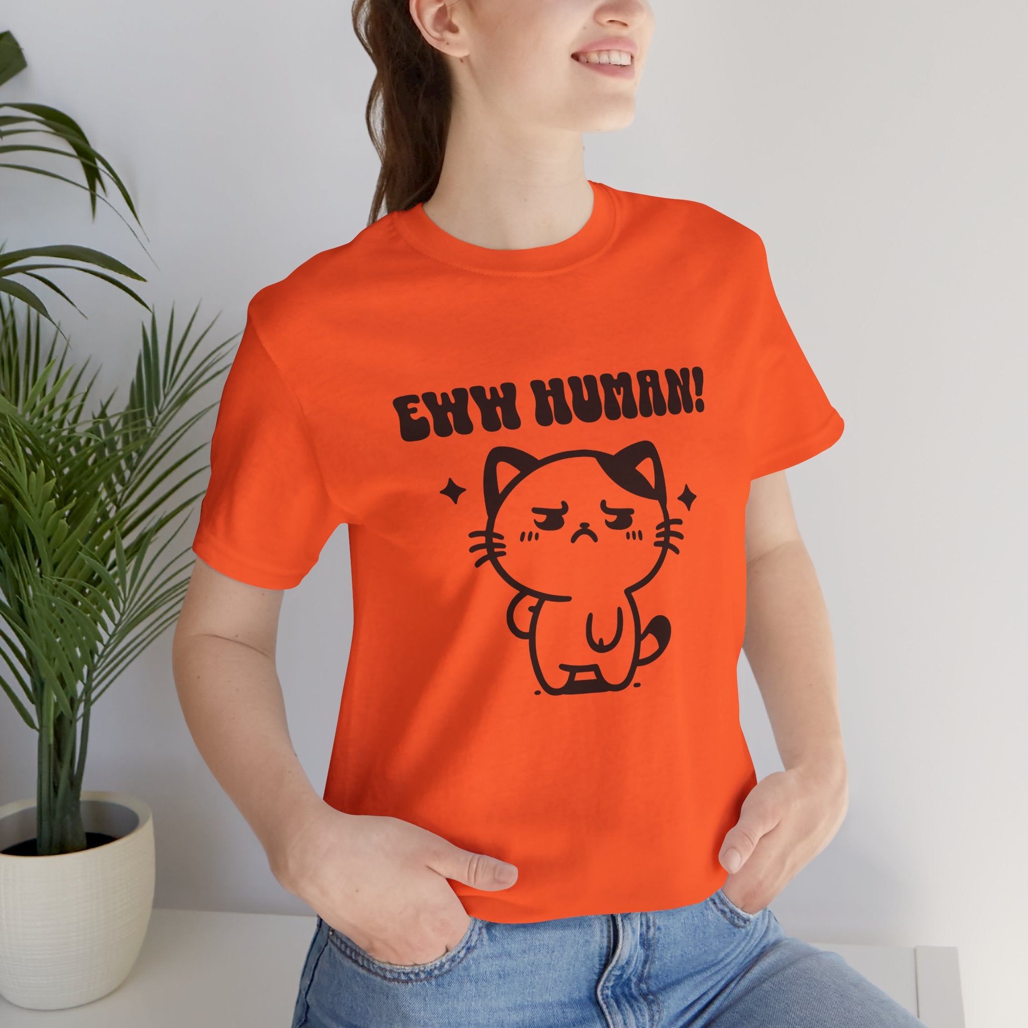 Eww Human! Cute Grumpy Cat Tee