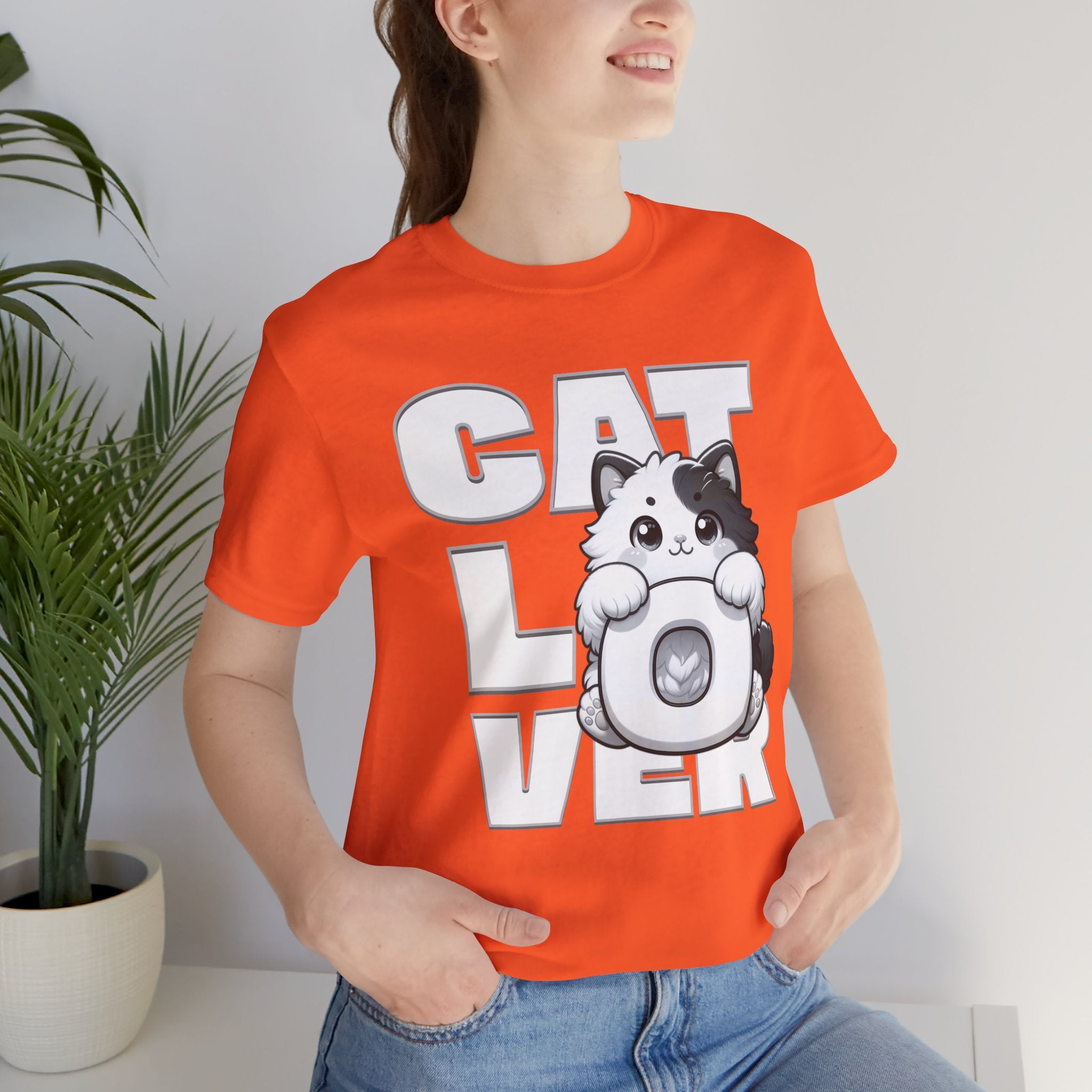 Cat Lover T‑Shirt — Cute Kitten Donut Graphic Tee for Cat Fans