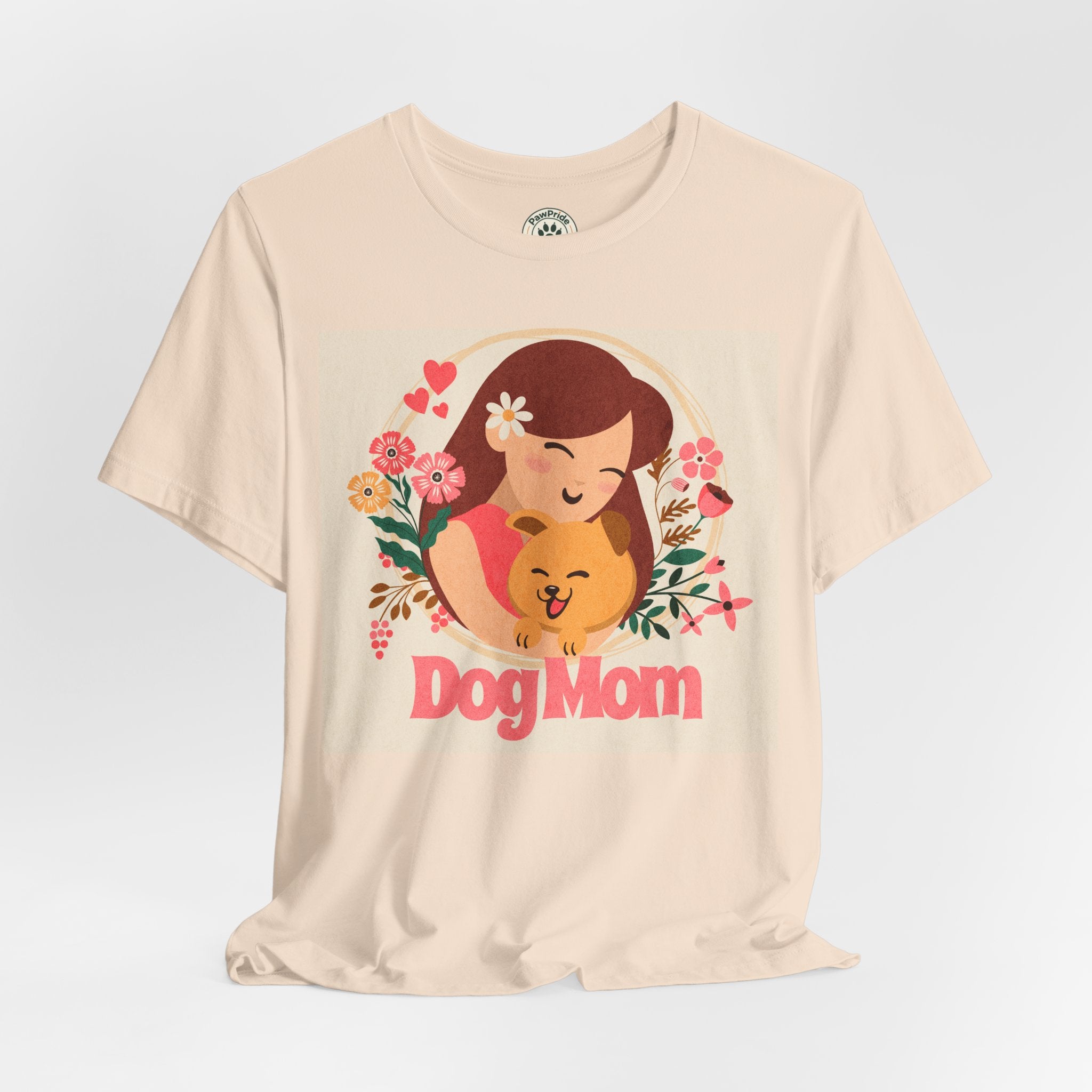 Dog Mom T-Shirt — Cute Floral Dog Mom Tee