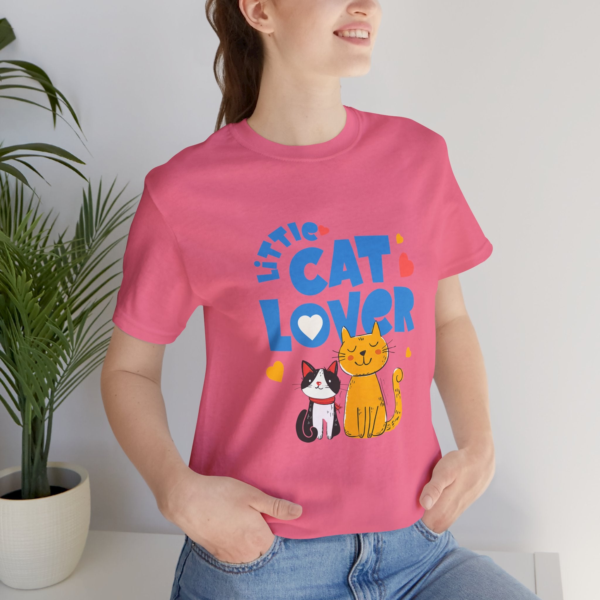 Little Cat Lover T-Shirt — Cute Cat Graphic Tee for Kids & Cat Moms