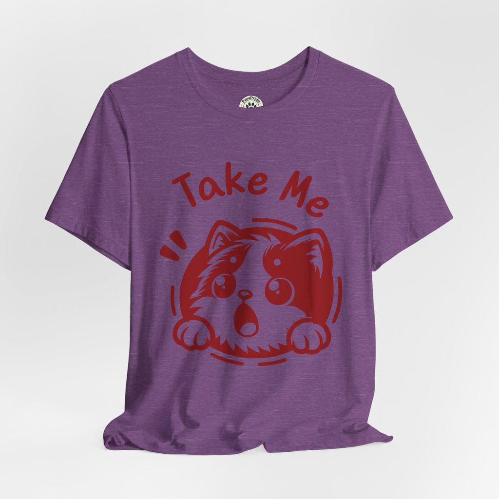 Take Me Puppy T-Shirt — Cute Dog Graphic Tee for Pet Lovers