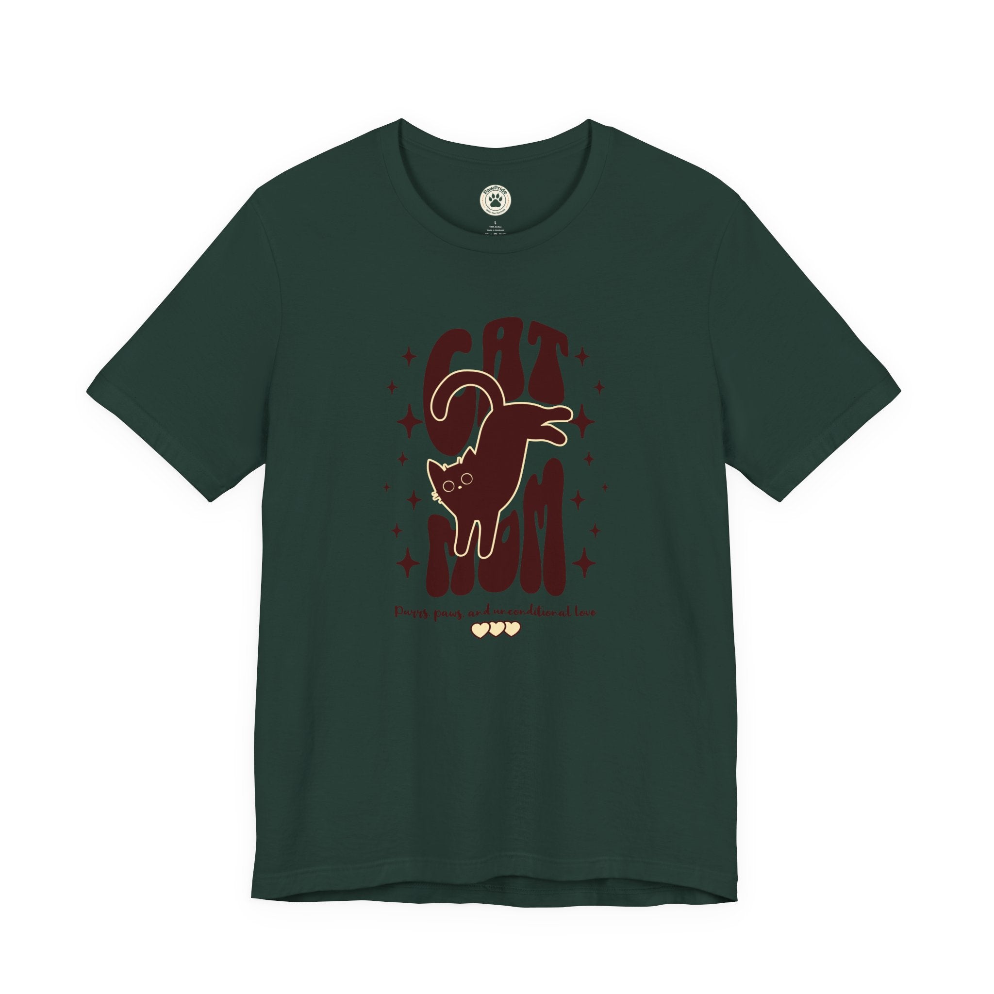 Cat Mom Retro Graphic Tee — "Cat Mom" Vintage Cat Lover T‑Shirt