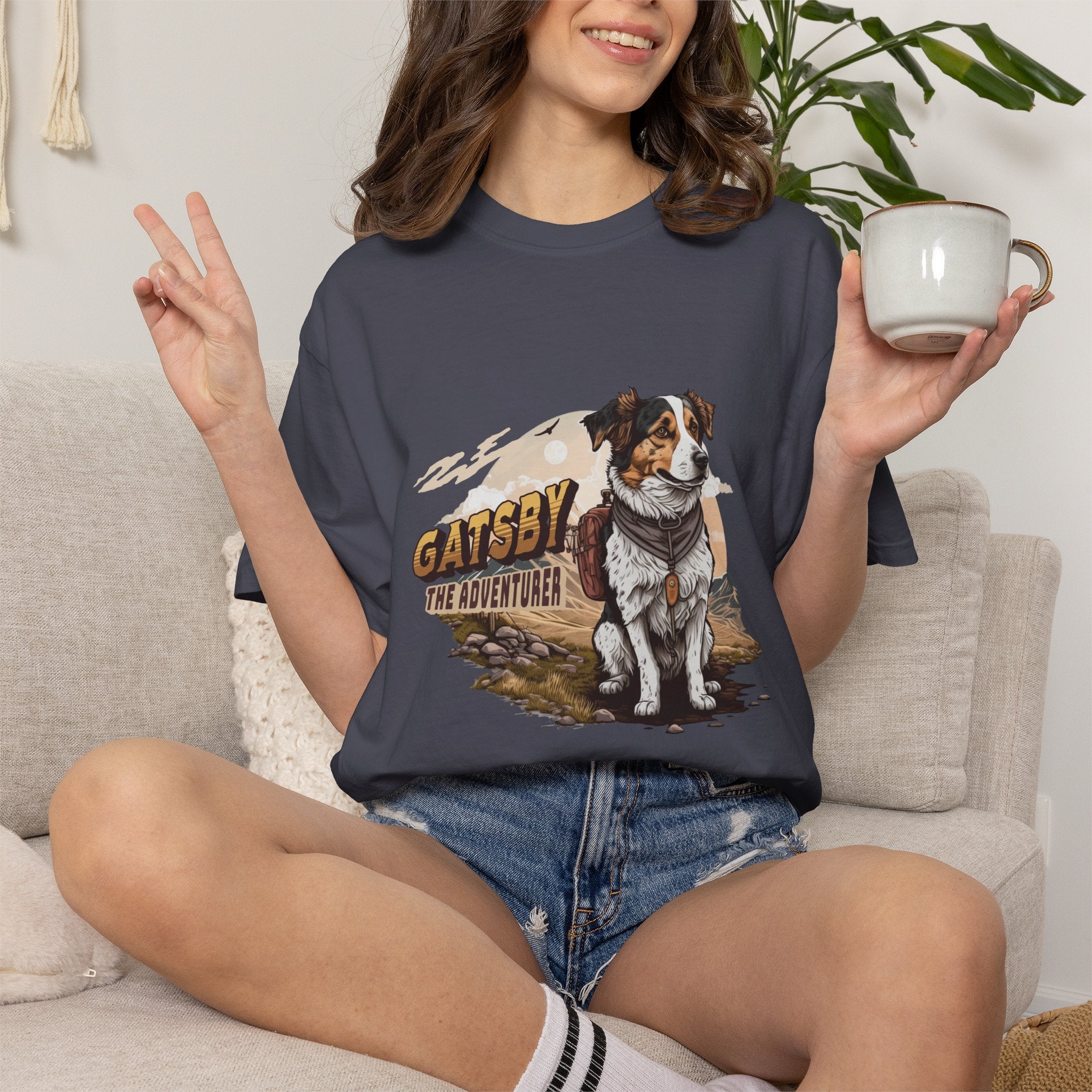 Gatsby the Adventurer Dog T-Shirt
