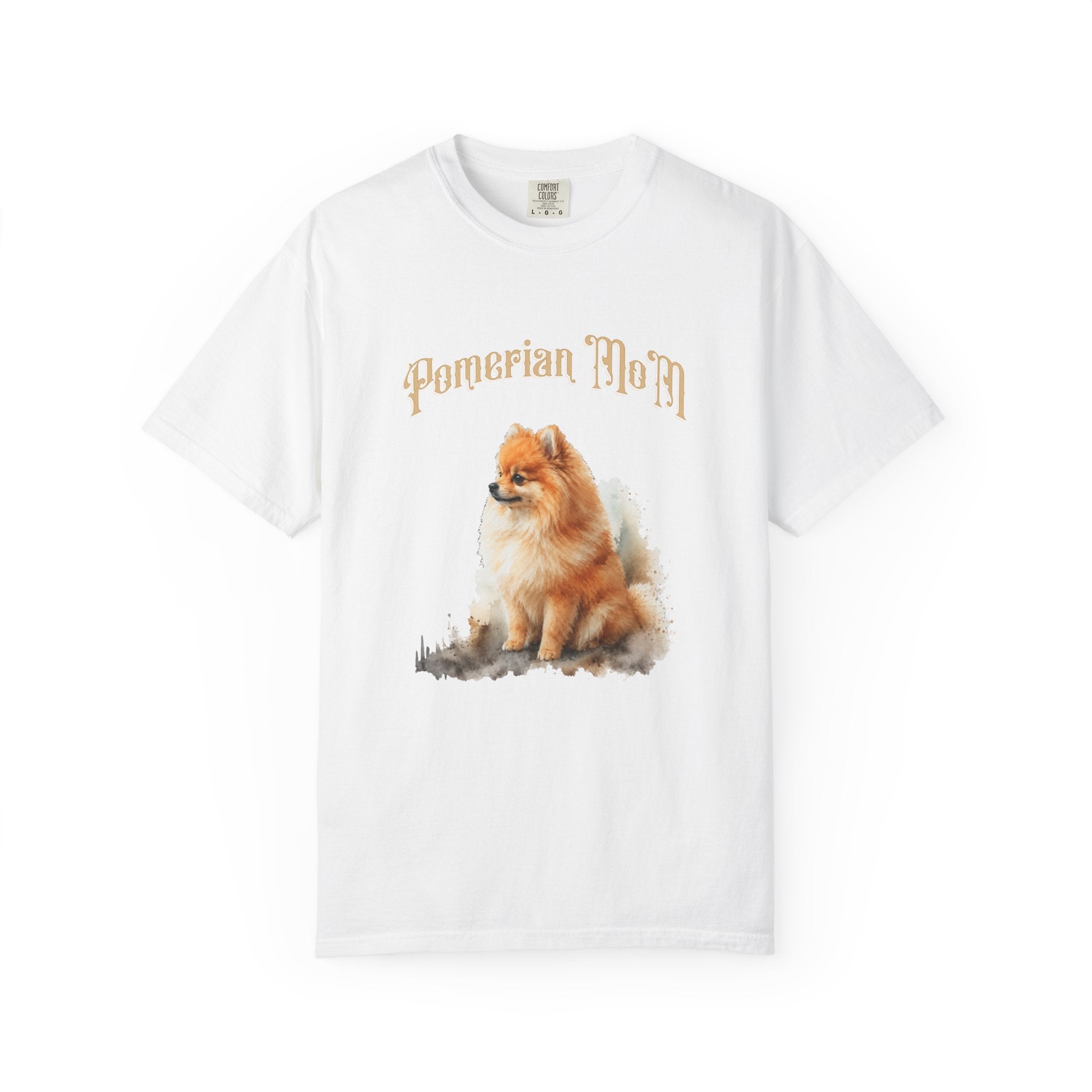 Pomeranian Mom T-Shirt – Cute Pomeranian Dog Graphic Tee