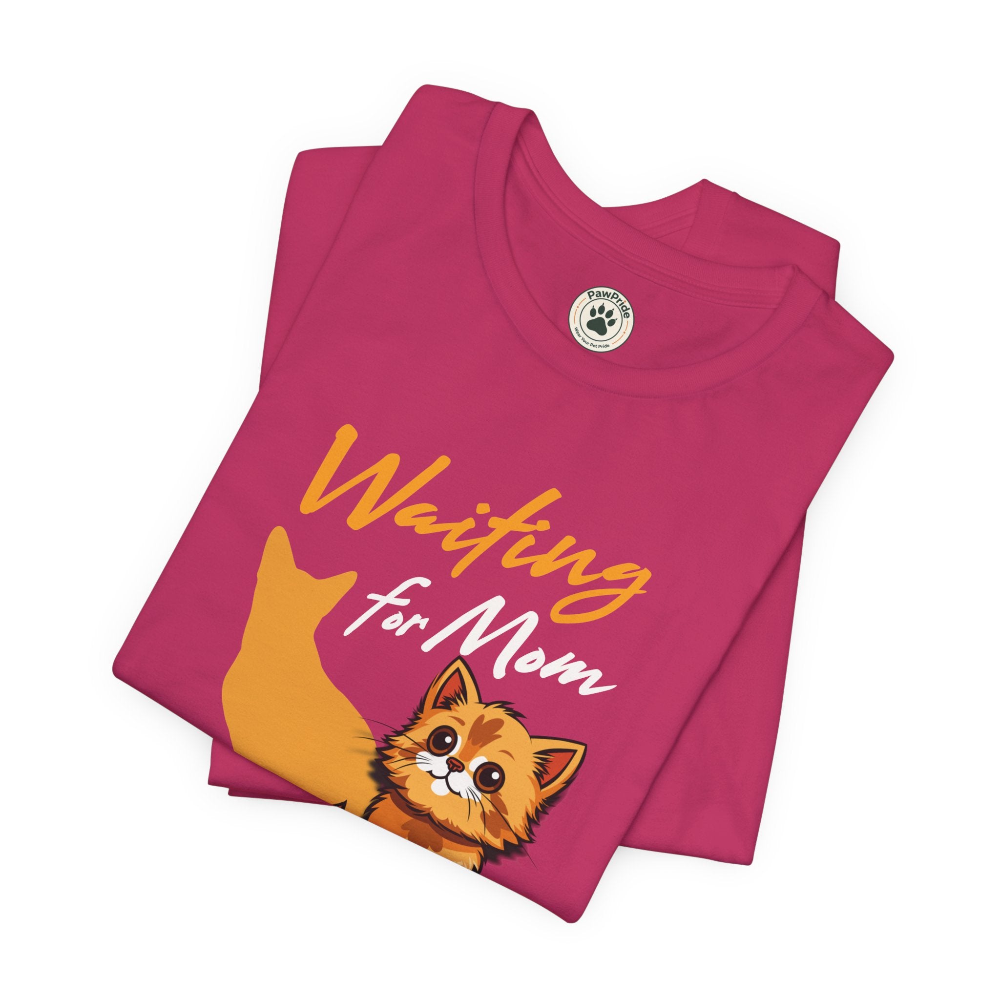 Waiting for Mom Cat T-Shirt — Cute Rescue Kitten Graphic Tee