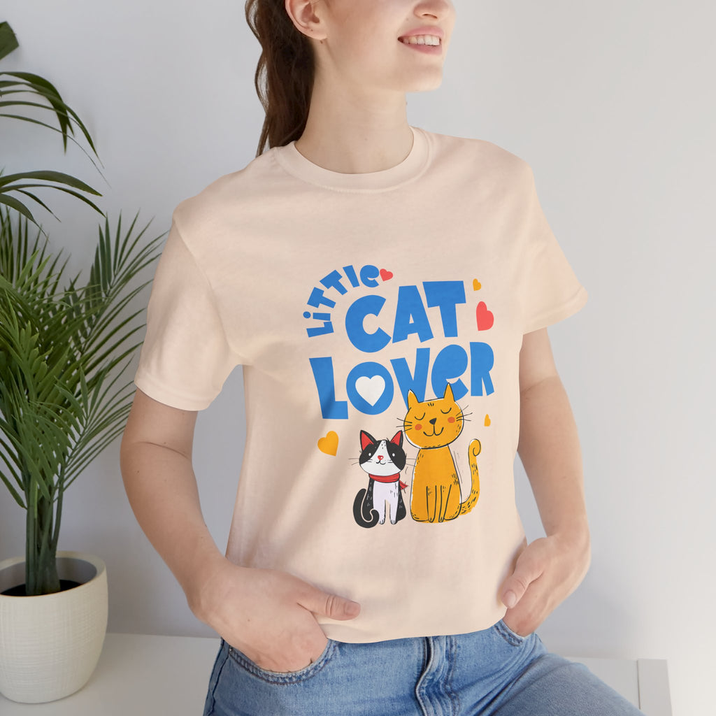 Little Cat Lover T-Shirt — Cute Cat Graphic Tee for Kids & Cat Moms