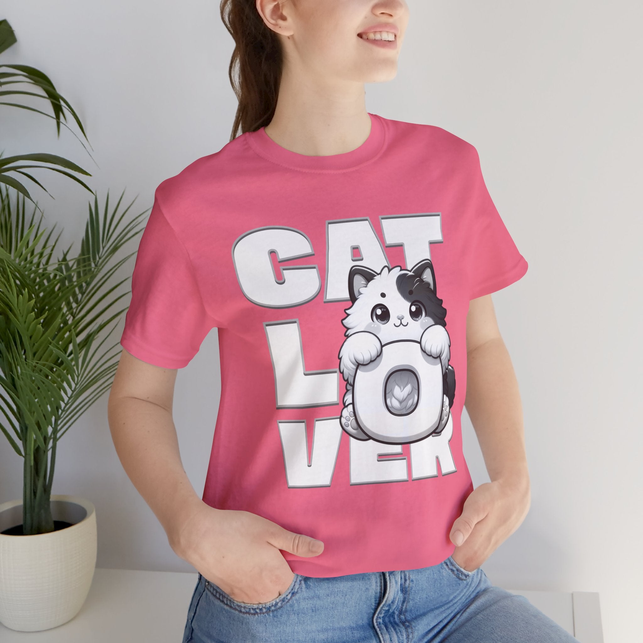 Cat Lover T‑Shirt — Cute Kitten Donut Graphic Tee for Cat Fans