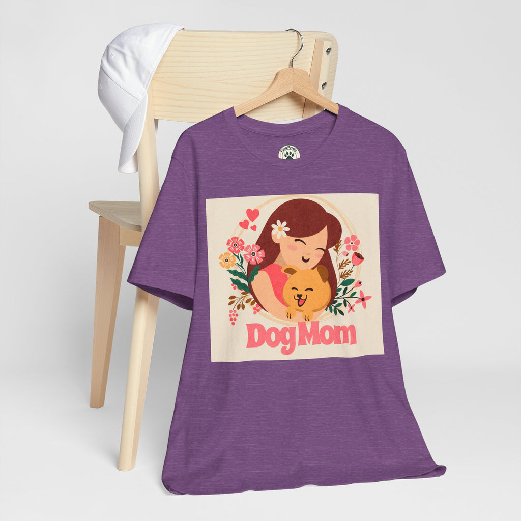 Dog Mom T-Shirt — Cute Floral Dog Mom Tee