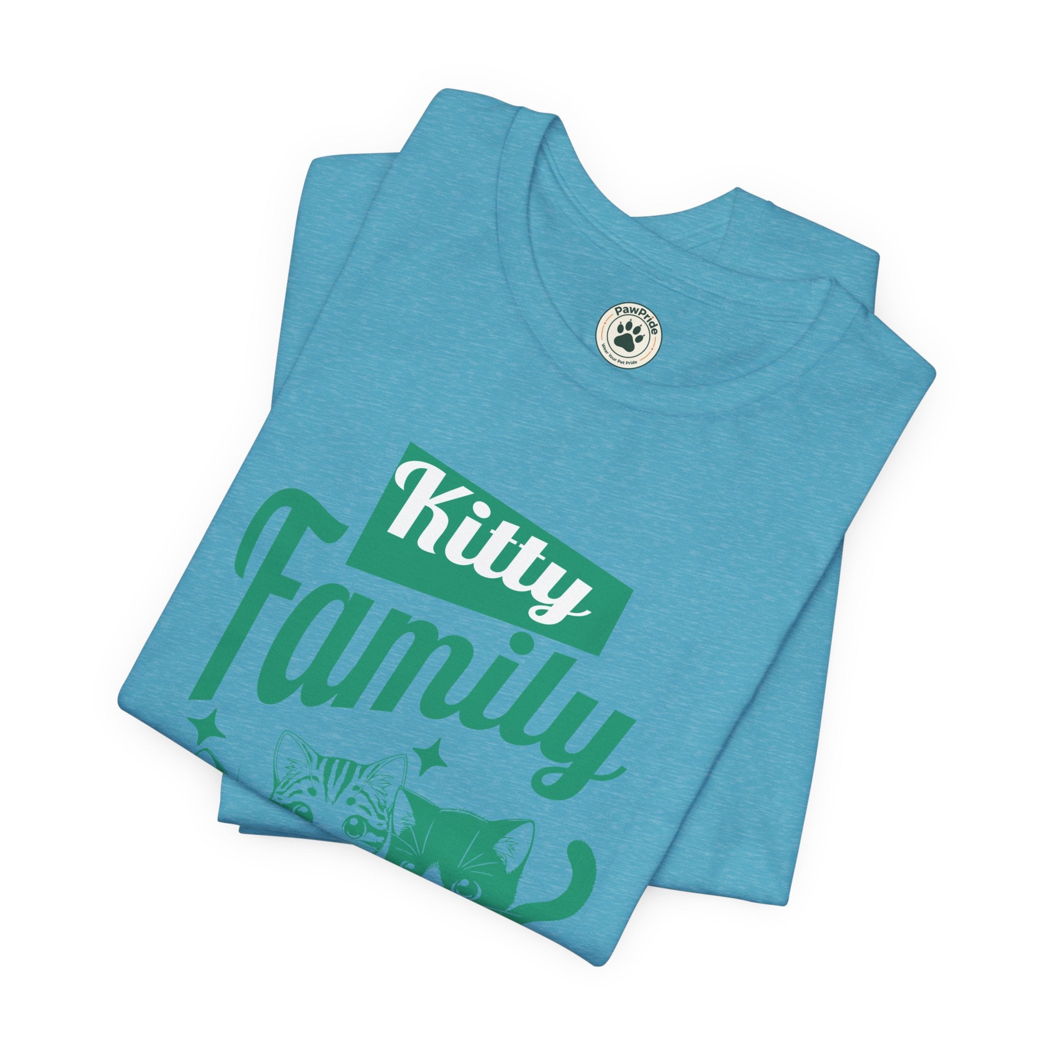Kitty Family Tee — 'Work Together, and Succeed Together' Cat Graphic Shirt