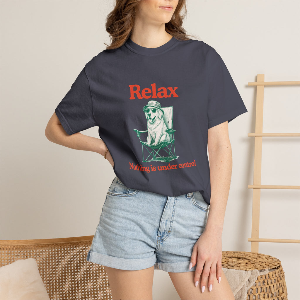 Relax T-Shirt — "Nothing Is Under Control" Vintage Chill Graphic Tee