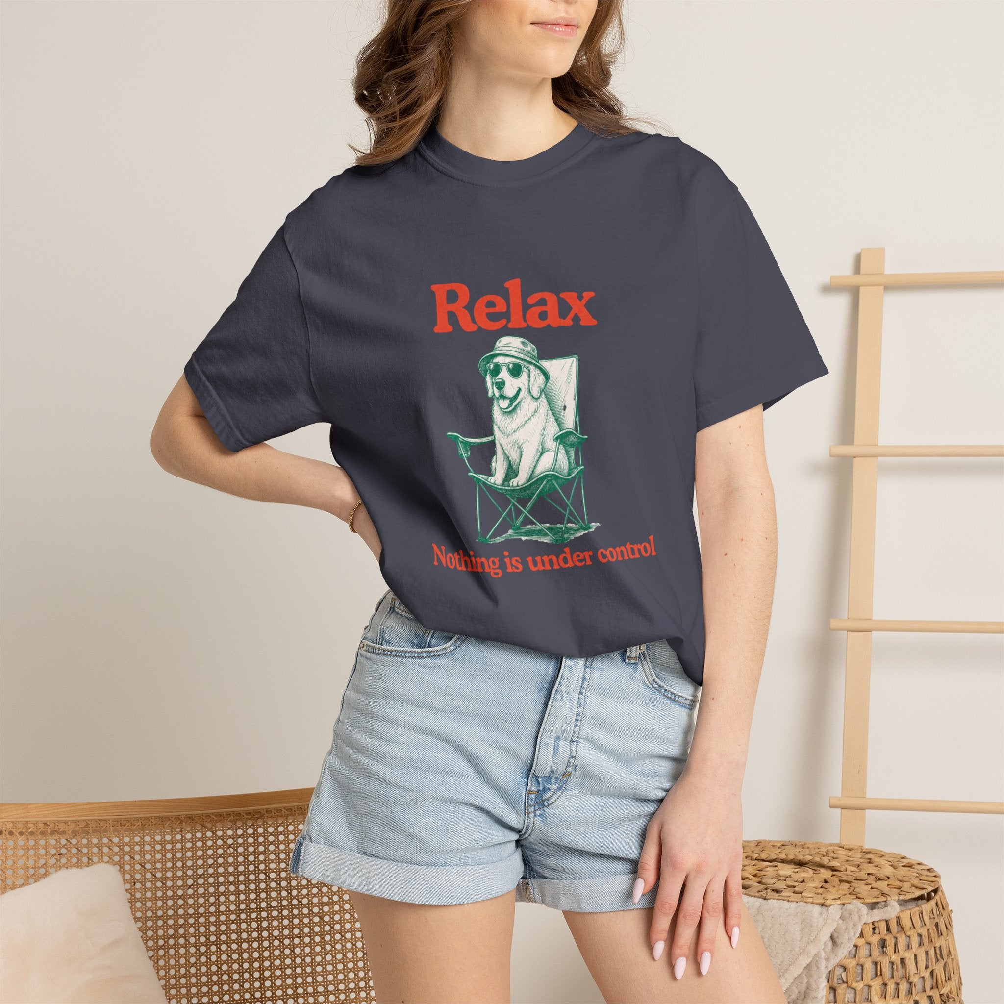 Relax T-Shirt — "Nothing Is Under Control" Vintage Chill Graphic Tee