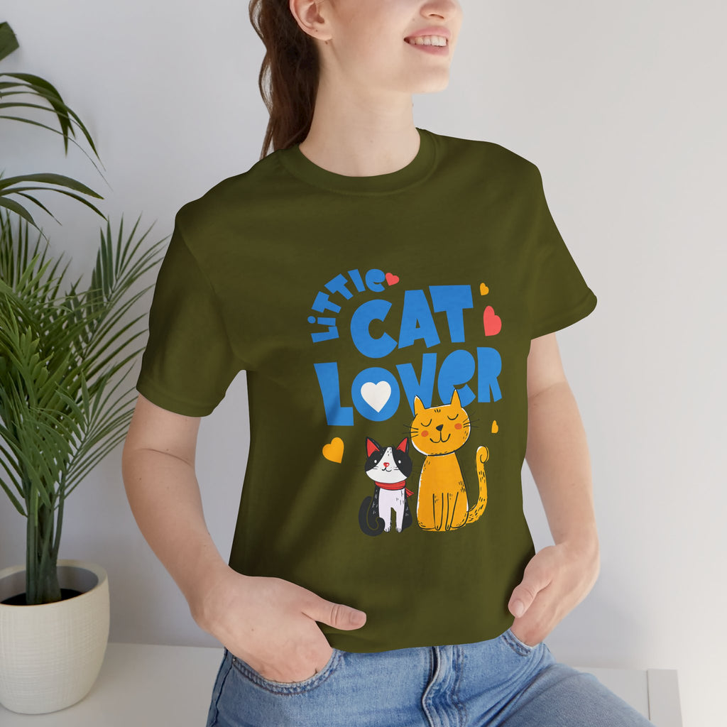 Little Cat Lover T-Shirt — Cute Cat Graphic Tee for Kids & Cat Moms