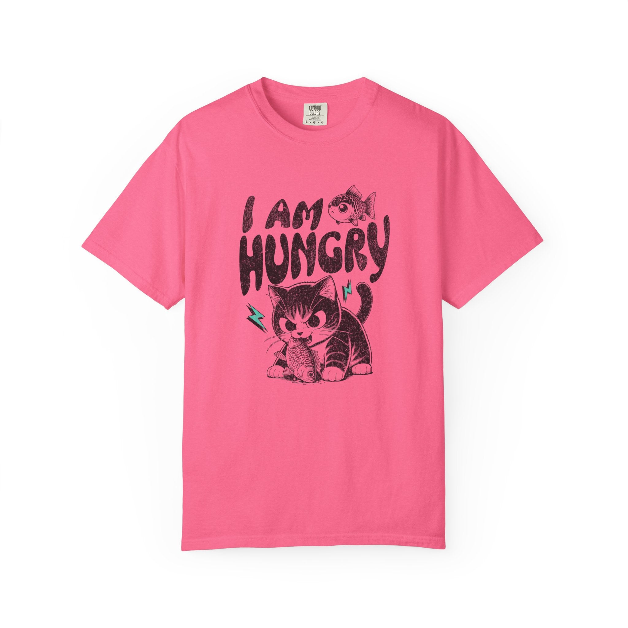 I Am Hungry Cat T-Shirt — Cute Kitten Graphic Tee